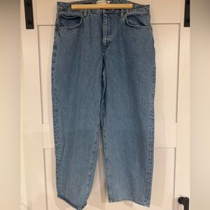 Denim Forum Kai Curve-fit Relaxed Mid-rise Barrel Jean